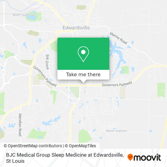 BJC Medical Group Sleep Medicine at Edwardsville map