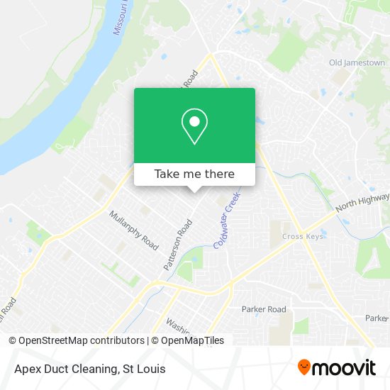 Apex Duct Cleaning map