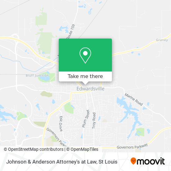 Mapa de Johnson & Anderson Attorney's at Law