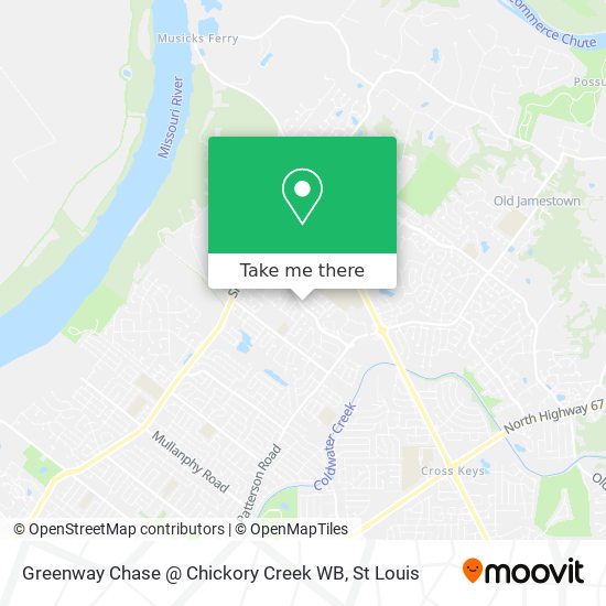 Mapa de Greenway Chase @ Chickory Creek WB
