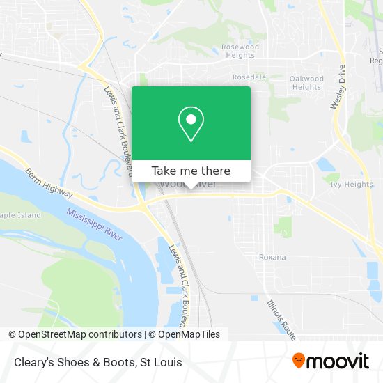 Cleary's Shoes & Boots map