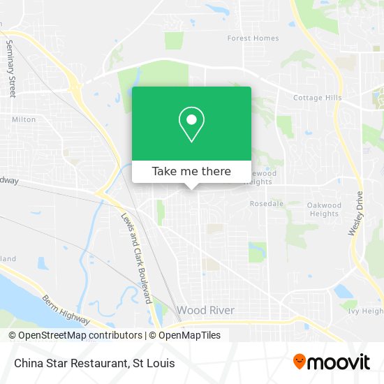 China Star Restaurant map