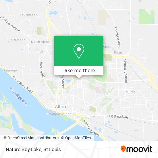 Mapa de Nature Boy Lake