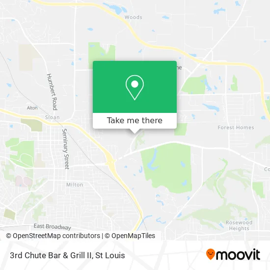 3rd Chute Bar & Grill II map