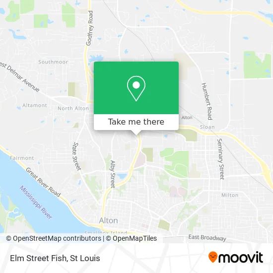Elm Street Fish map