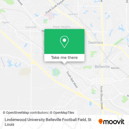 Mapa de Lindenwood University Belleville Football Field