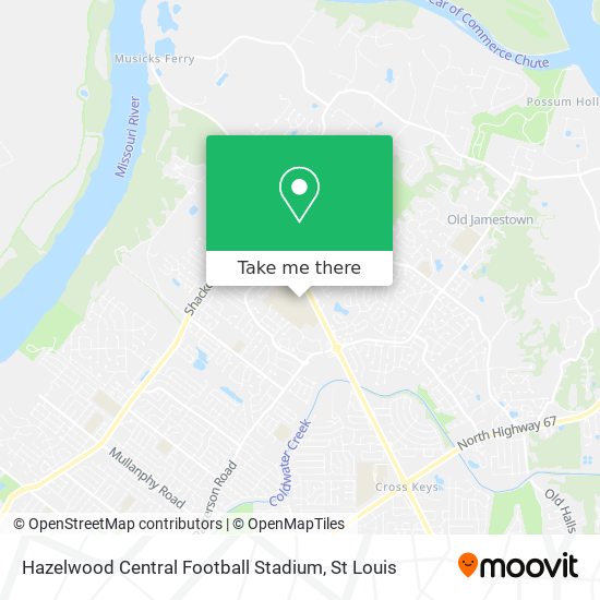 Hazelwood Central Football Stadium map