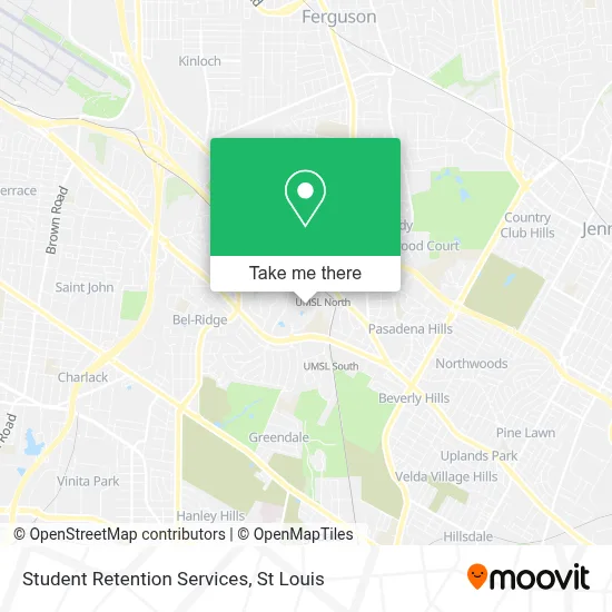 Student Retention Services map