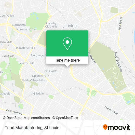 Triad Manufacturing map