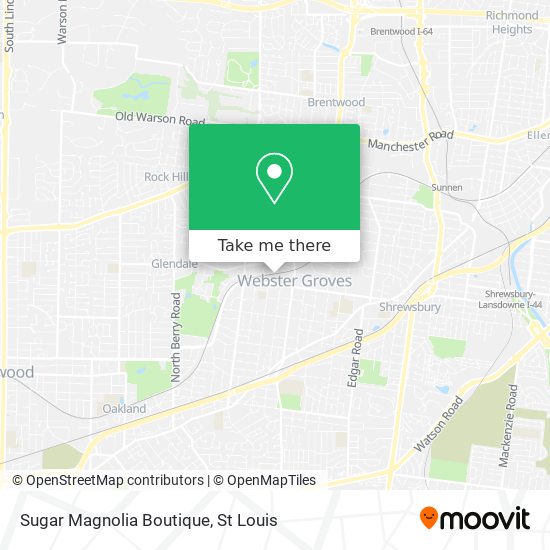 Mapa de Sugar Magnolia Boutique