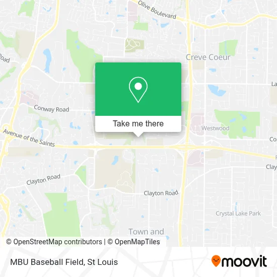MBU Baseball Field map