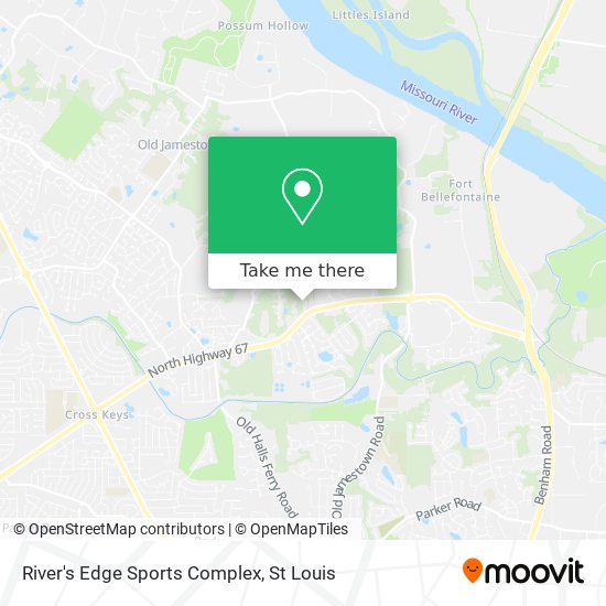 River's Edge Sports Complex map