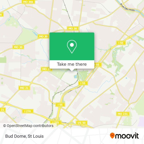 Mapa de Bud Dome