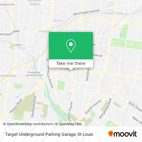 Target Underground Parking Garage map