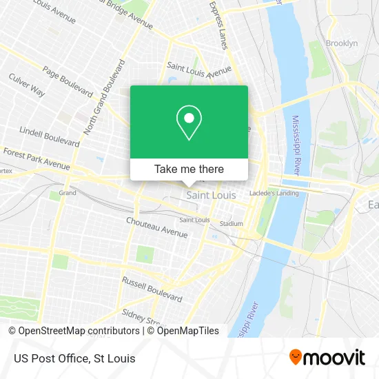 Mapa de US Post Office