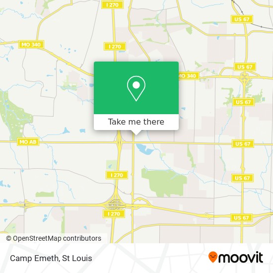 Camp Emeth map