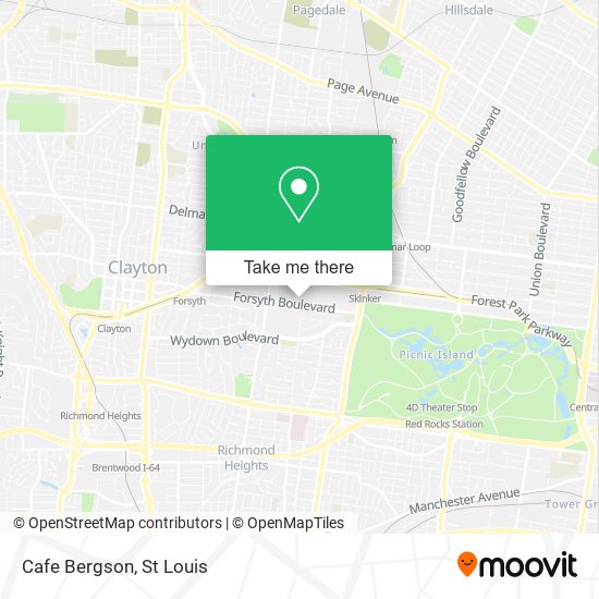 Cafe Bergson map