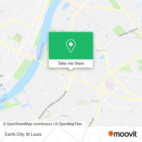 Earth City map