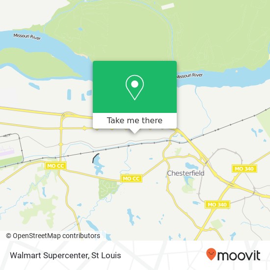 Mapa de Walmart Supercenter