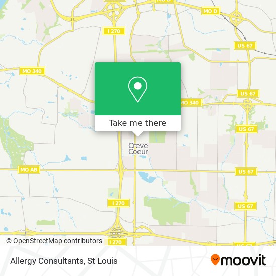 Allergy Consultants map