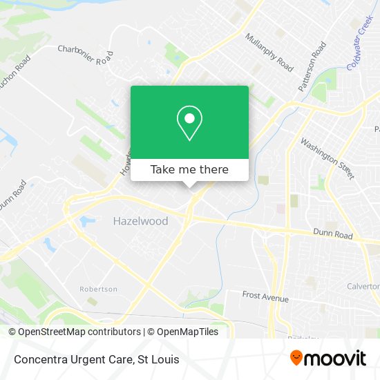 Mapa de Concentra Urgent Care