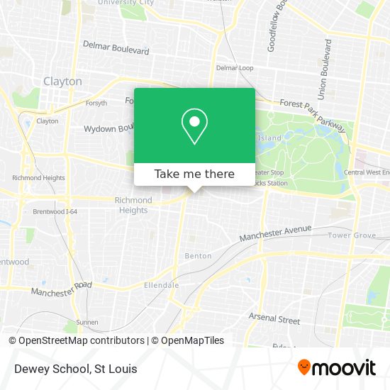 Mapa de Dewey School