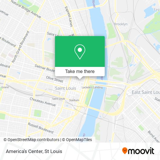 Mapa de America's Center