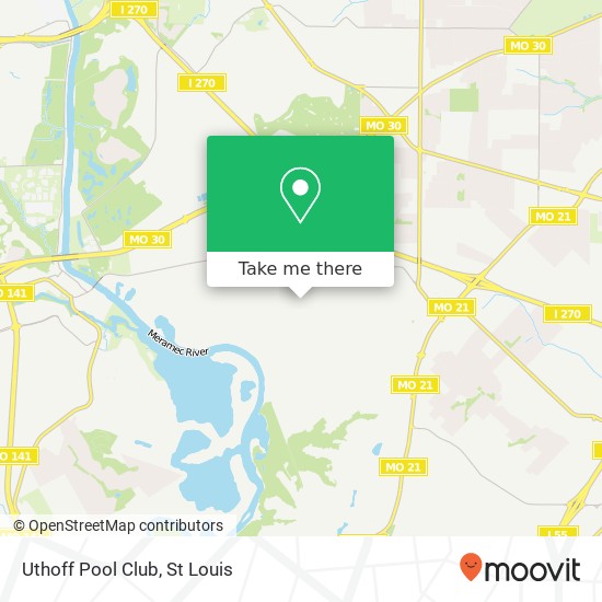 Uthoff Pool Club map