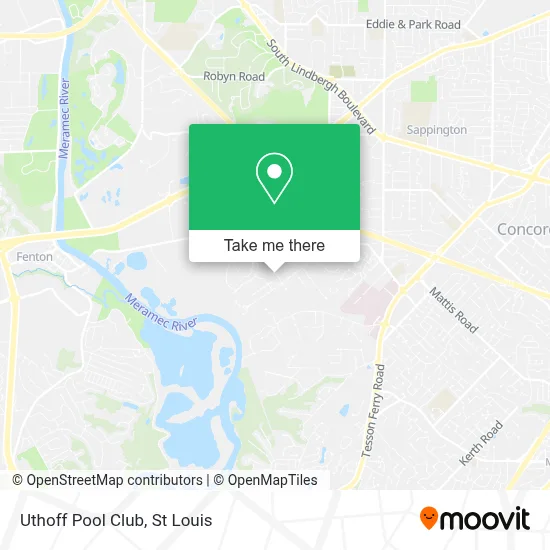 Uthoff Pool Club map