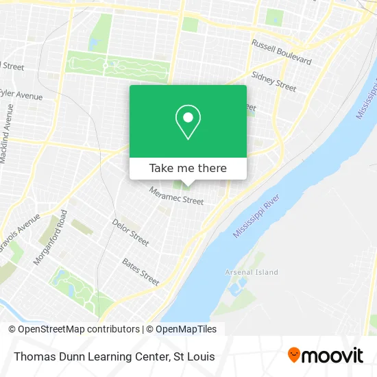 Thomas Dunn Learning Center map