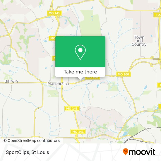 SportClips map