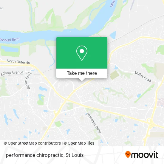 performance chiropractic map