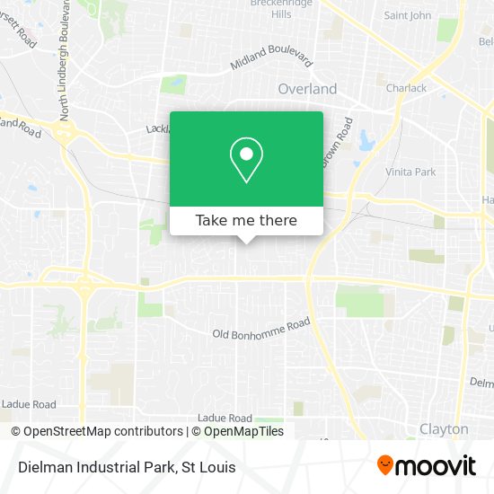 Dielman Industrial Park map