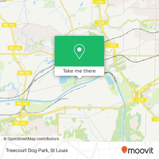 Treecourt Dog Park map
