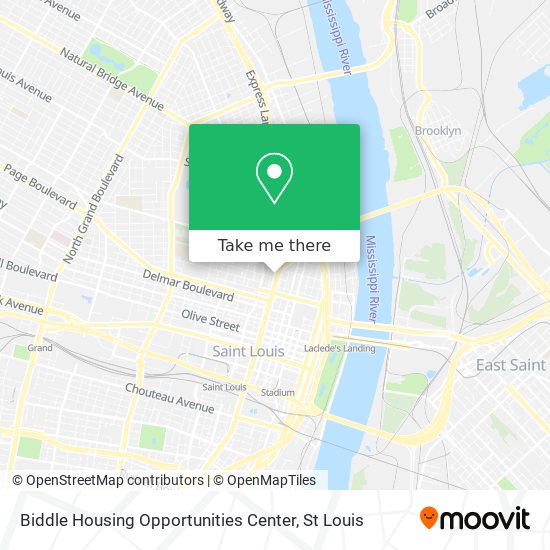 Biddle Housing Opportunities Center map