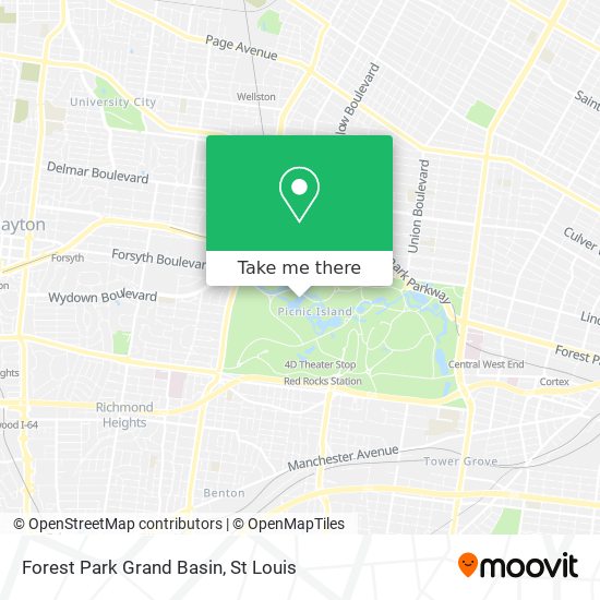 Forest Park Grand Basin map