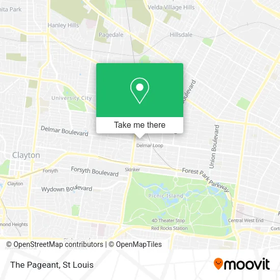 The Pageant map