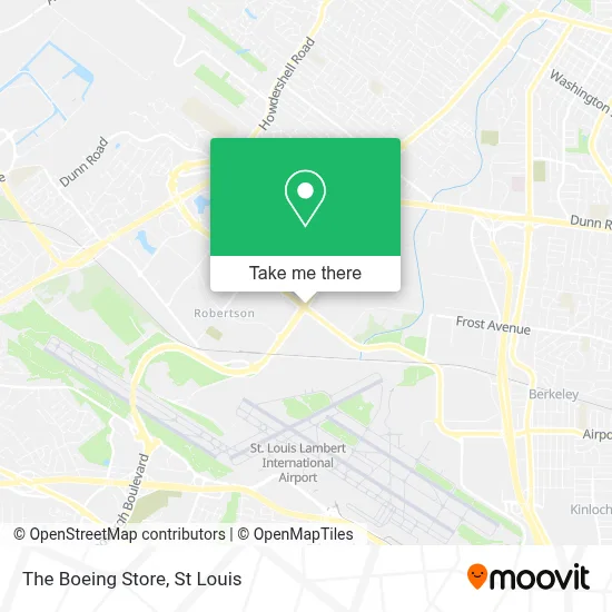 The Boeing Store map