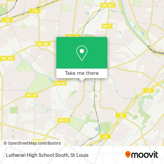 Mapa de Lutheran High School South