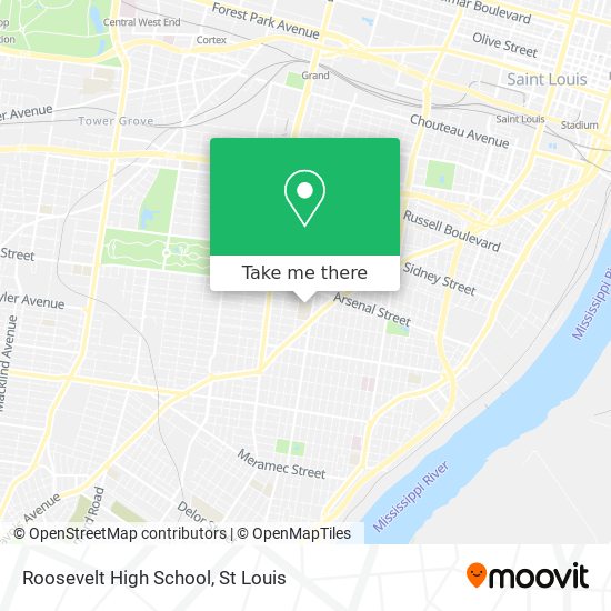 Roosevelt High School map