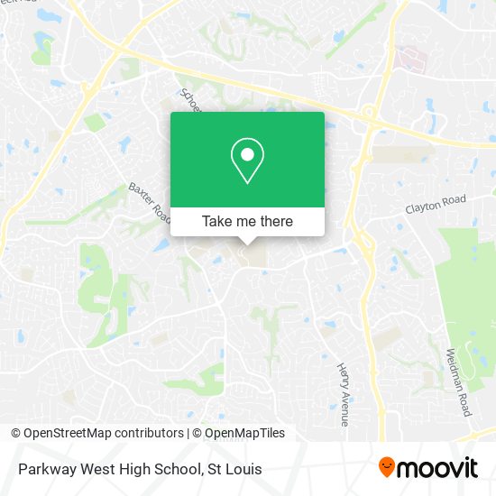 Parkway West High School map