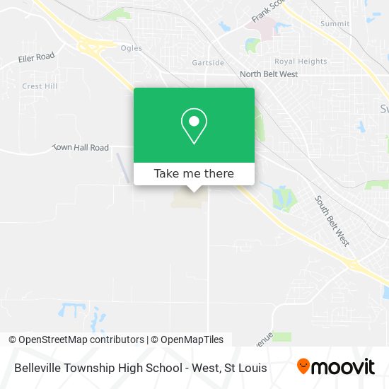 Mapa de Belleville Township High School - West