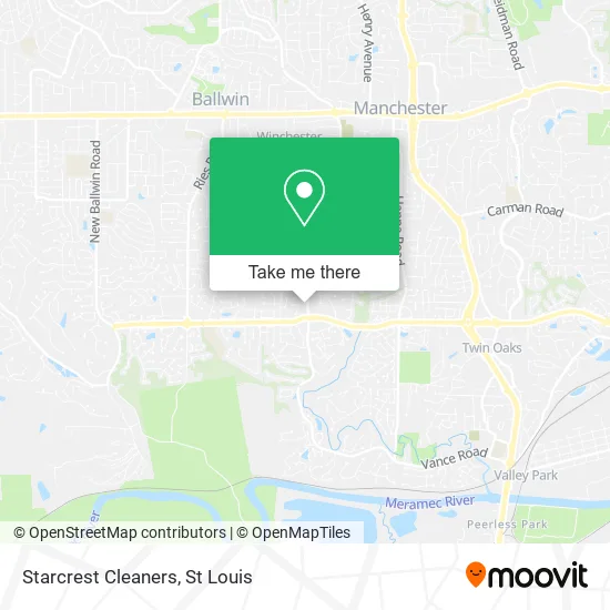 Starcrest Cleaners map
