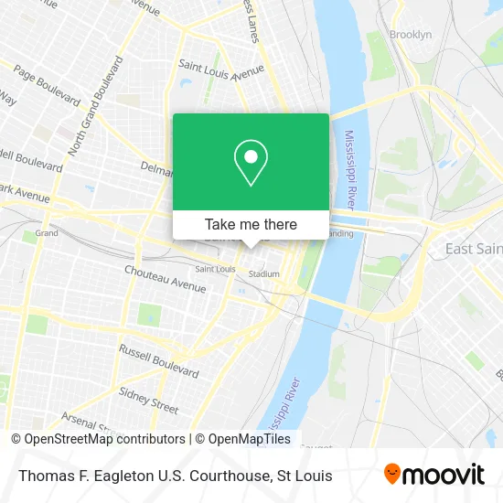 Thomas F. Eagleton U.S. Courthouse map