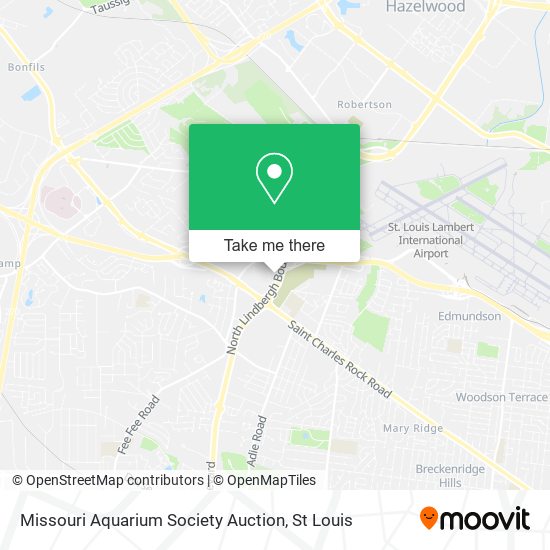 Missouri Aquarium Society Auction map