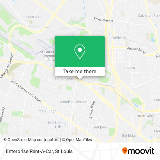 Enterprise Rent-A-Car map