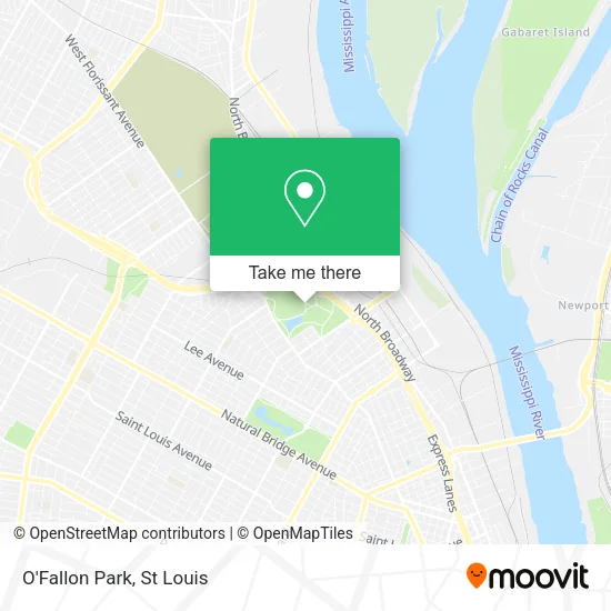 O'Fallon Park map