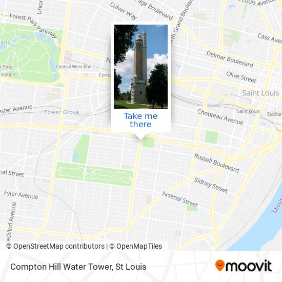 Mapa de Compton Hill Water Tower