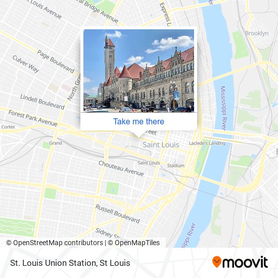 St. Louis Union Station map
