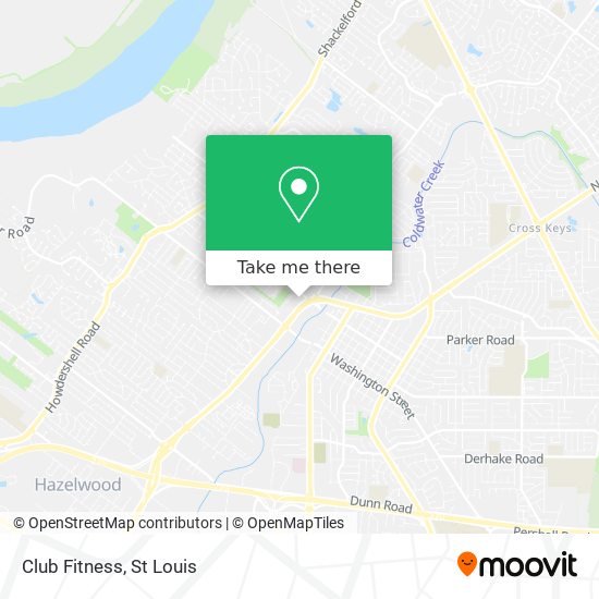 Club Fitness map